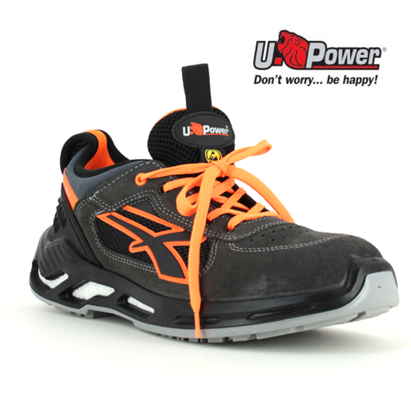 La marque Upower vous présente sa chaussure de sécurité basse Ryder S1P SRC ESD idéale pour les secteurs du bâtiment et du second oeuvre ou encore le transport et la manutention.